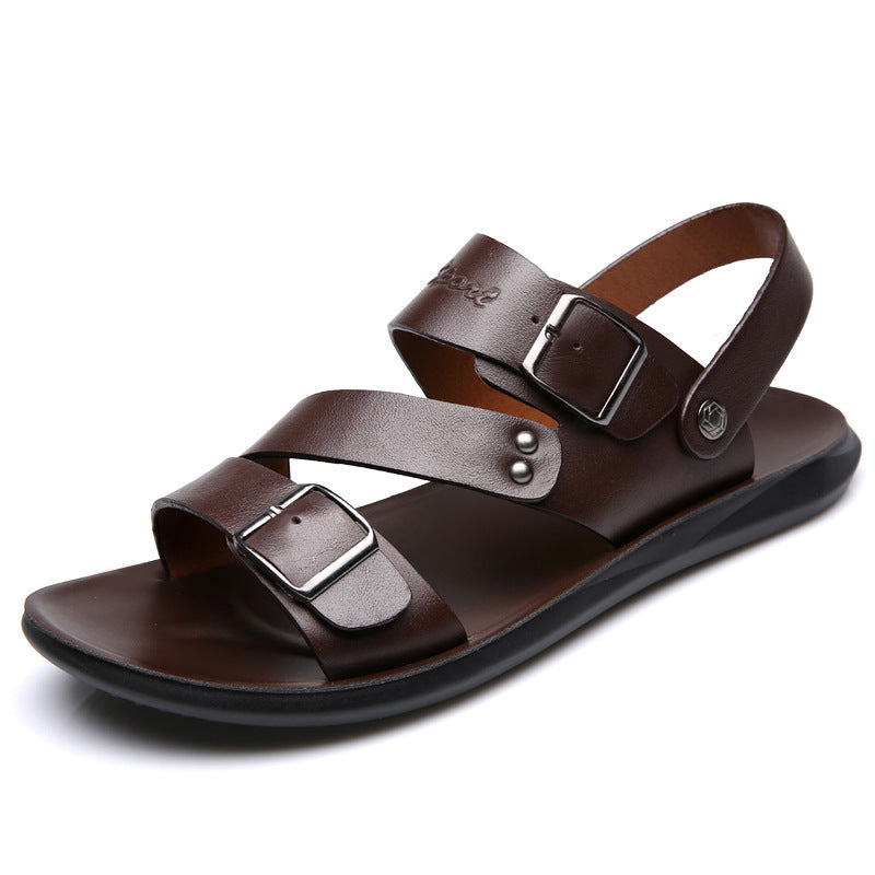 Men's Casual Sandals - Comfortable Barefoot Buckle Shoes