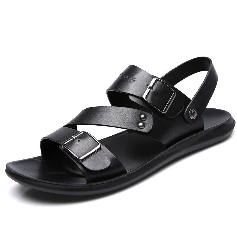 Men's Casual Sandals - Comfortable Barefoot Buckle Shoes