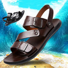 Men's Casual Sandals - Comfortable Barefoot Buckle Shoes