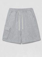 Men's Contrasting Color Stitching Woven Casual Shorts