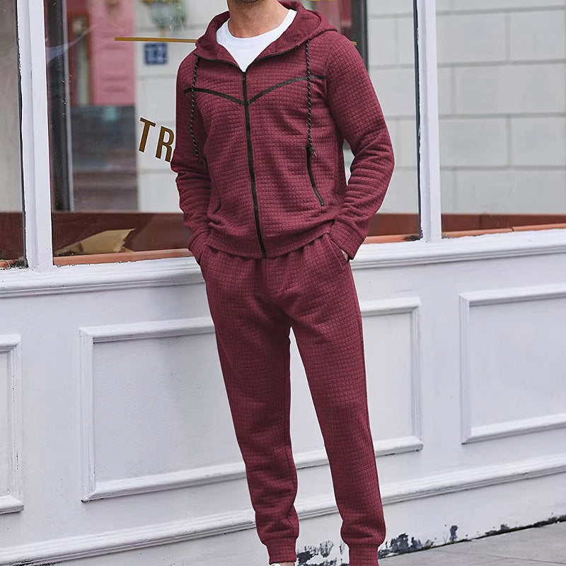 Men's Fashion Fashion Zipper Hooded Suits