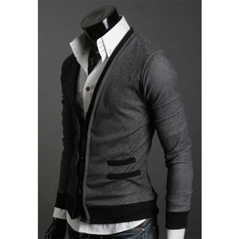 Men's Fashion Jacket New Men Cardigan Sweaters Fashion Wool