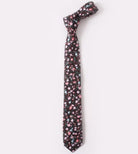 Men's Floral Cotton Print Wedding Tie