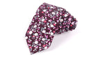 Men's Floral Cotton Print Wedding Tie