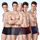 Men's Ice Silk Underwear Mesh U Convex Modal Men's Boxer Briefs Summer Hot Selling Men's Underpants