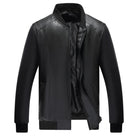 Men's Leather Jackets Spring And Autumn Plus Cashmere Men's Loose