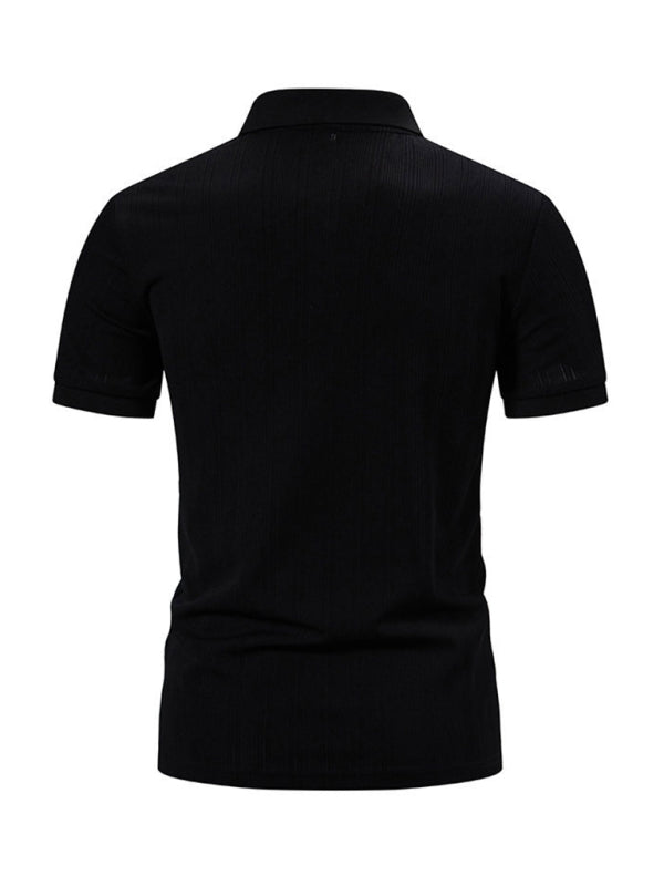 Men's New Casual Pit Lapel POLO Shirt