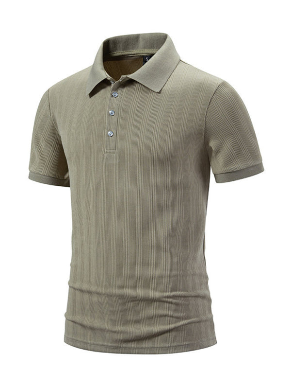 Men's New Casual Pit Lapel POLO Shirt