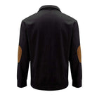 Men's Pullover Stand-collar: Casual style with long sleeves, solid color, striped design, and loose fit for comfortable wear.