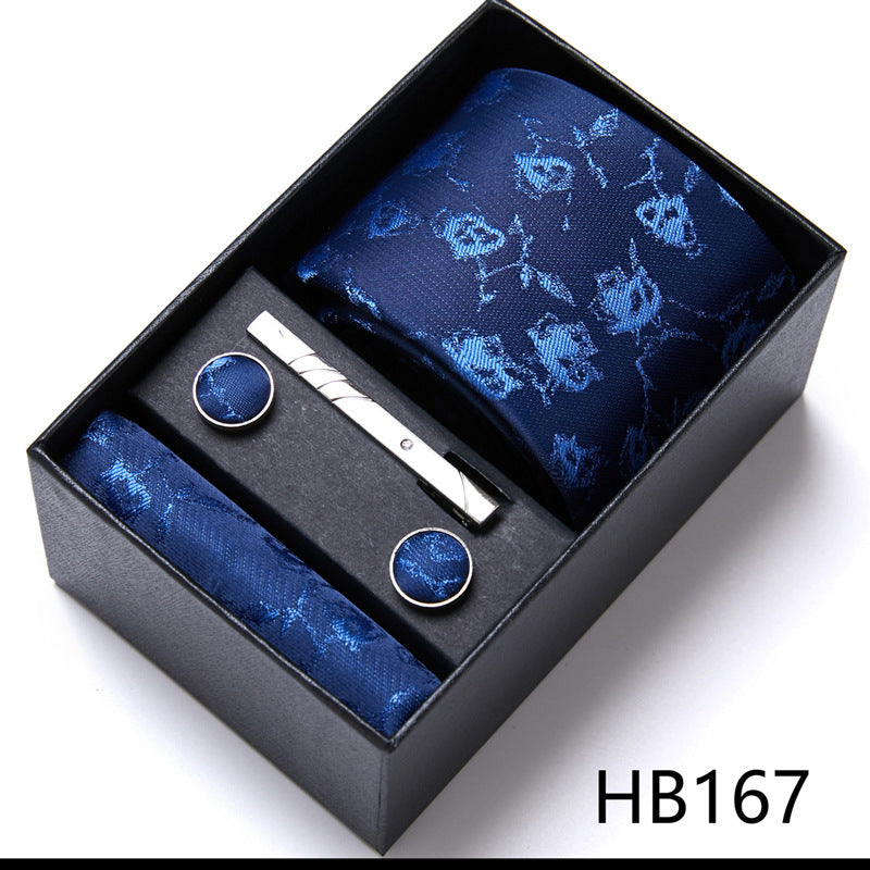 Men's Six-Piece Tie Gift Box Set – Ideal for Business, Formal Events, and Weddings