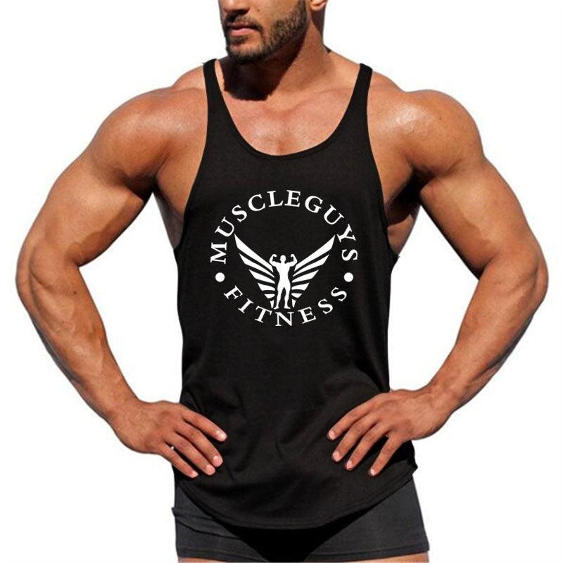 Men's Sleeveless Racerback Tank Top