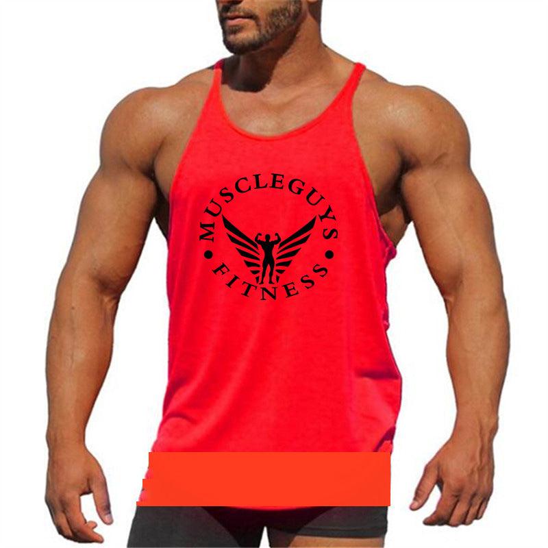 Men's Sleeveless Racerback Tank Top