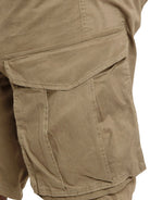 Men's Solid Color Multi-Pocket Casual Cargo Shorts