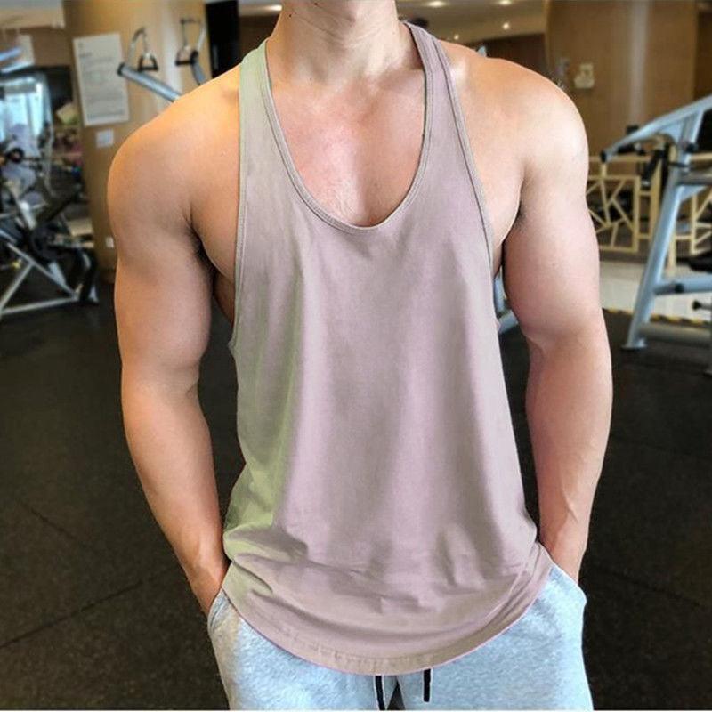 "Men's Stylish Fitness Vest - Fashion with Personality."