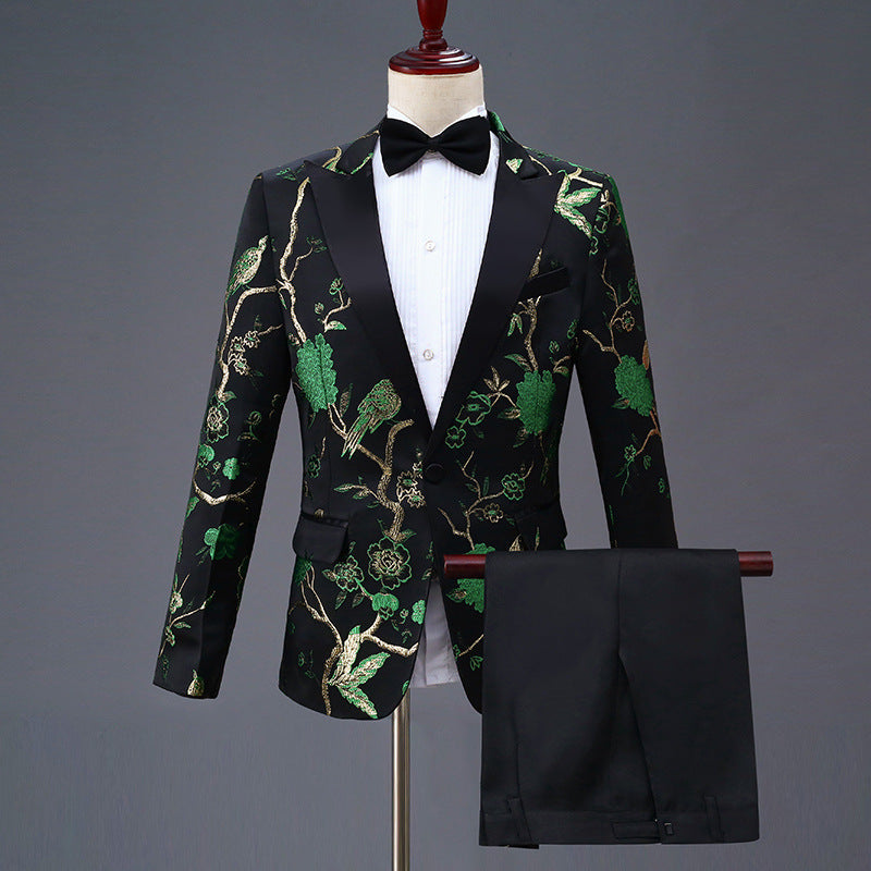 Men's Suits, Photo Studio Photography Annual Meeting Stage Host Dress