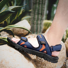 Men's Summer Velcro Sandals - Breathable Beach Shoes