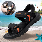 Men's Summer Velcro Sandals - Breathable Beach Shoes