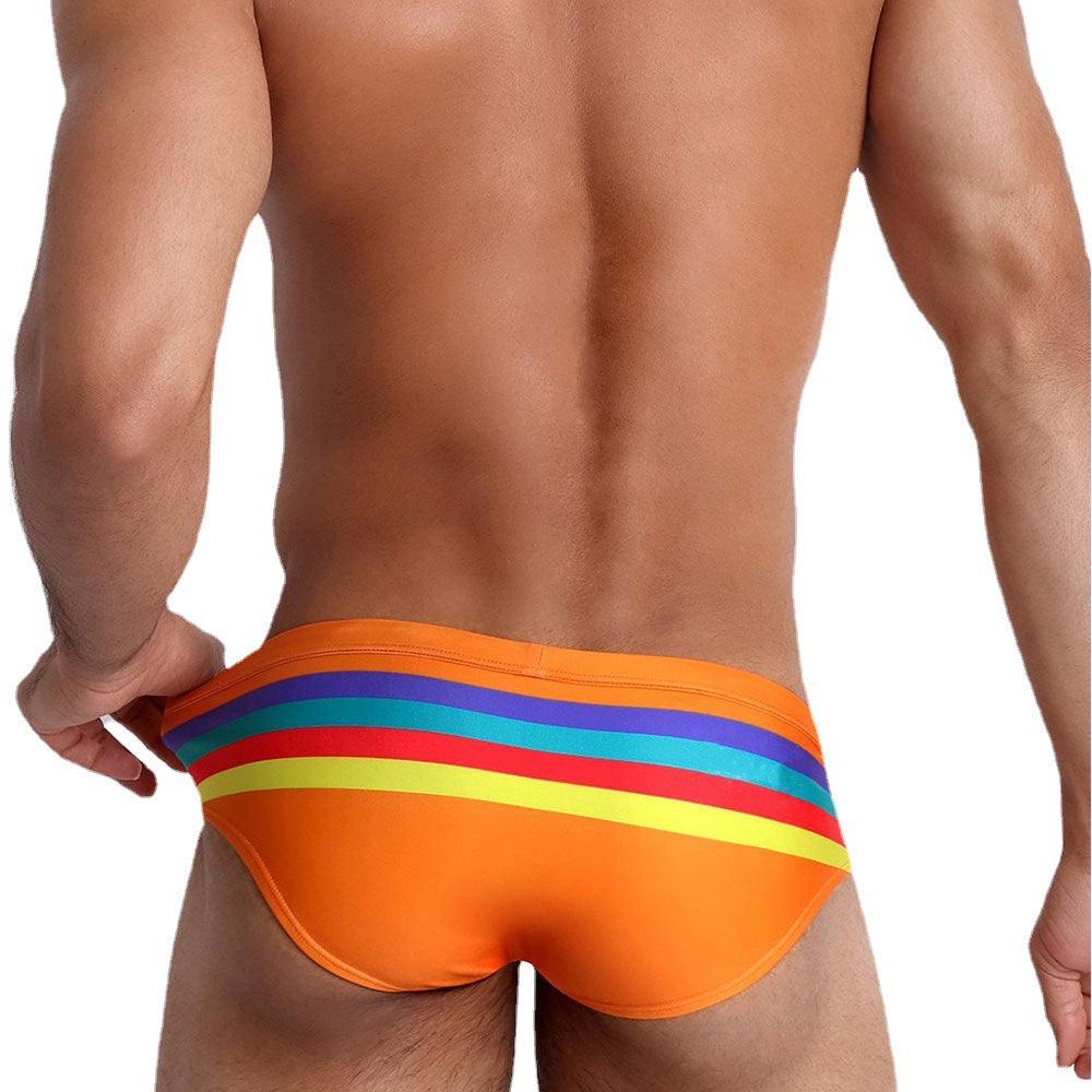 Men's Swim Briefs Beach Pants Surfing Bathing Suit Low-waist Swimsuits