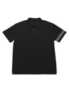 Men's casual slim fit patchwork lapel polo top