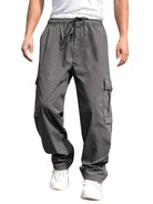 Men's loose straight casual trousers