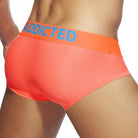 Men's mesh briefs: Breathable nylon fabric for comfortable and stylish youth underwear.