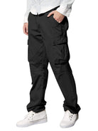 Men's multi-pocket loose casual straight cargo pants