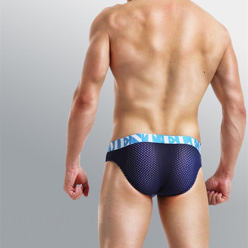 Men's summer briefs made of ice silk for exceptional breathability and comfort.