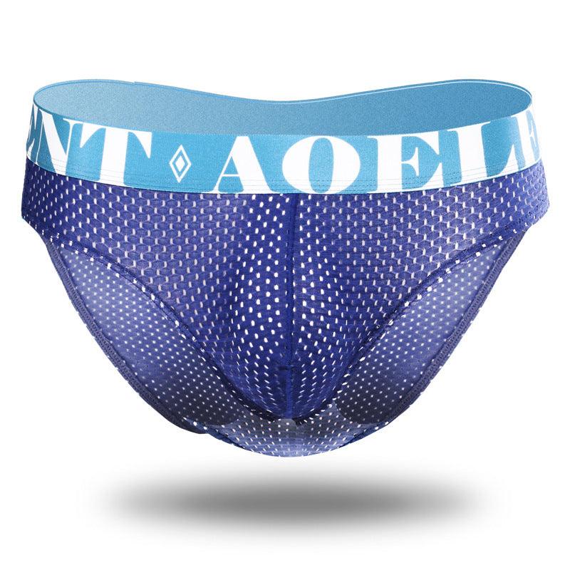 Men's summer briefs made of ice silk for exceptional breathability and comfort.