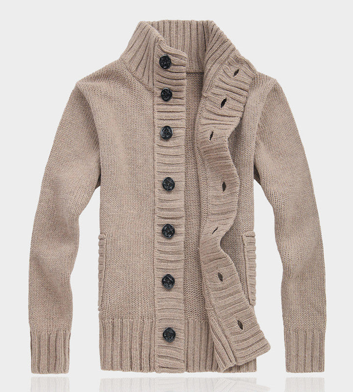 Men's sweaters for autumn and winter new cardigan sweaters