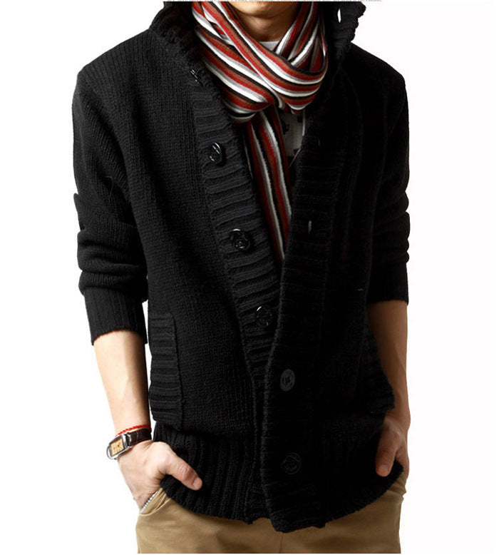 Men's sweaters for autumn and winter new cardigan sweaters