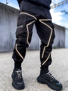 Men's trendy loose straight multi-pocket cargo pants