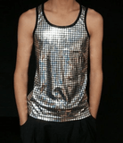 Metallic Clubwear Tank