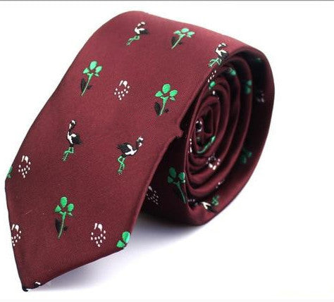 Narrow Cartoon Tie - Casual Fashion Style