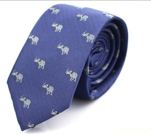 Narrow Cartoon Tie - Casual Fashion Style