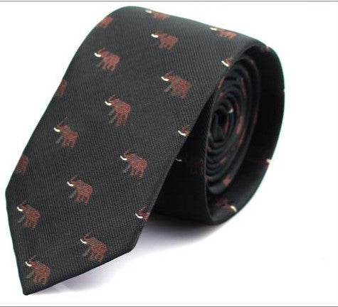 Narrow Cartoon Tie - Casual Fashion Style