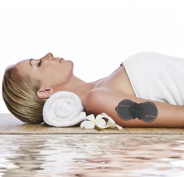 Neck Massager: Mini Pulse. Targets shoulder. 80V strength. Compact. 25g.