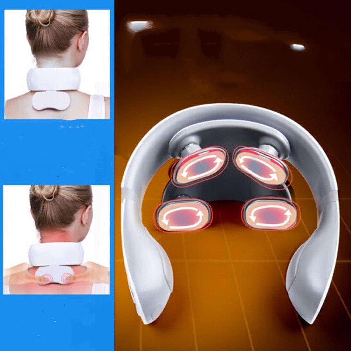 Neck Massager Multifunctional heating neck vibration massager