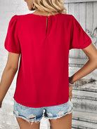 New Fashion Women's Round Neck Short Sleeve Shirt