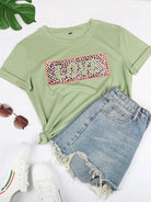 New Fashion Women's Valentine's Day Clothing Printed Fashion Short Sleeve T-Shirt