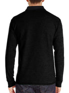 New Men's Long Sleeve Lapel Bottoming POLO Shirt Top