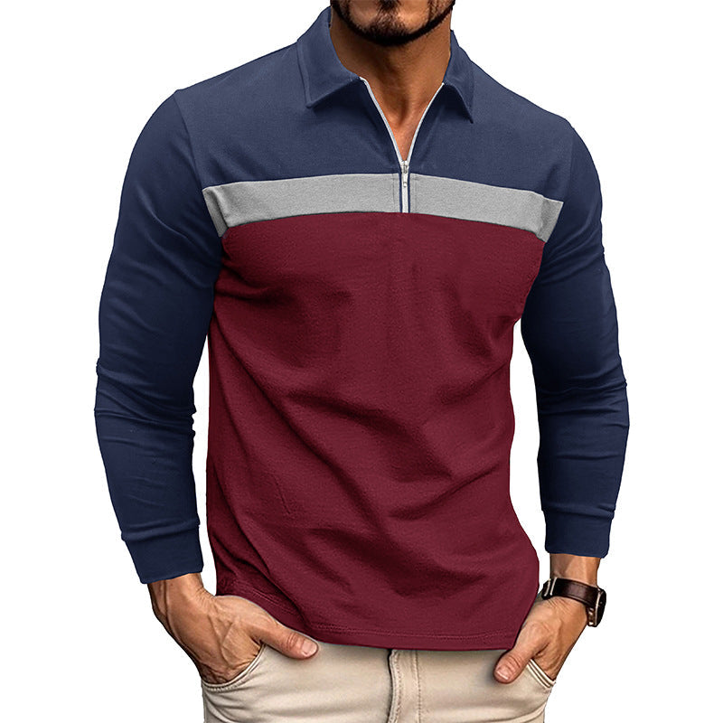 New Polo Collar Polo Men's T-shirt