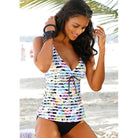 New Swimsuits Amazon Print Split Swimsuits European And American Deep V Women'S Swimsuits