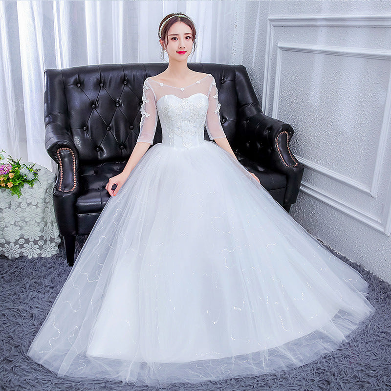 New bride wedding dress