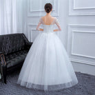 New bride wedding dress