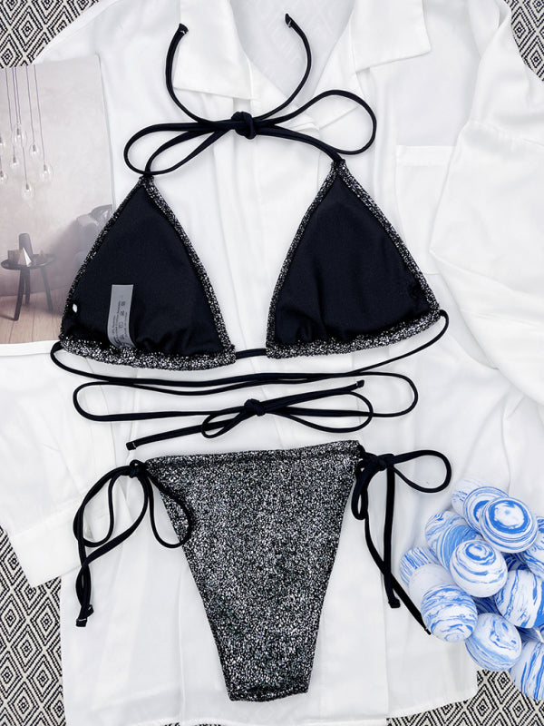 New fashionable strap triangle bikini