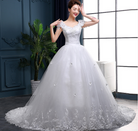 New wedding dress long tail bride dress