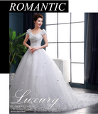 New wedding dress long tail bride dress