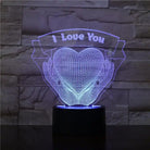 Night Light: A 3D Valentine's Day Gift Featuring Hands Holding Love.