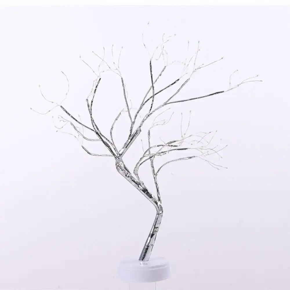 Night Light Tree: Pearl Starry Touch adjustable branches for ambiance.