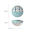 Nordic Ins Style Geometric Ceramic Dishes And Tableware